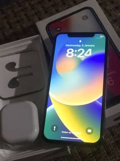 iphone X pta approved 64gb with box charger