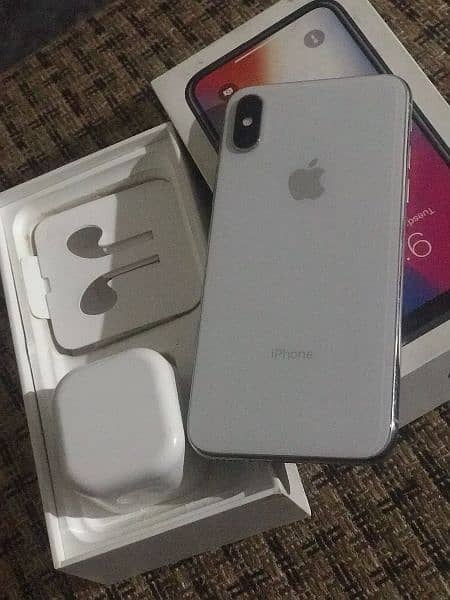iphone X pta approved 64gb with box charger 2