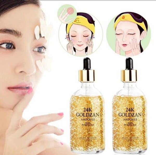 24K Goldzan Facial Serum Ampoule Pure Gold 99 0