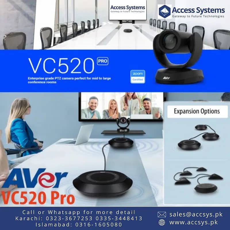 Aver VC520 Pro 2 | AverVC520Pro3 video conferencing VB342 Pro| Fone540 11