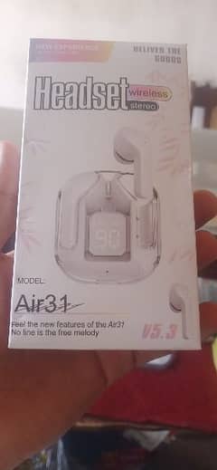 Headset Wireless Stereo Air 31