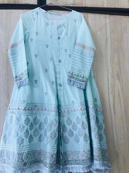 Maria. B lawn embroidered dress 0