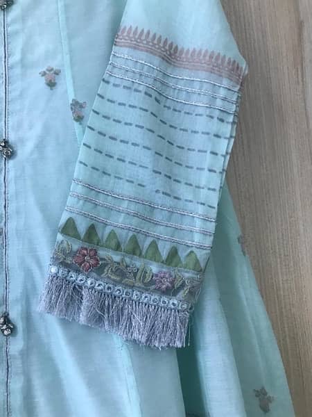 Maria. B lawn embroidered dress 1
