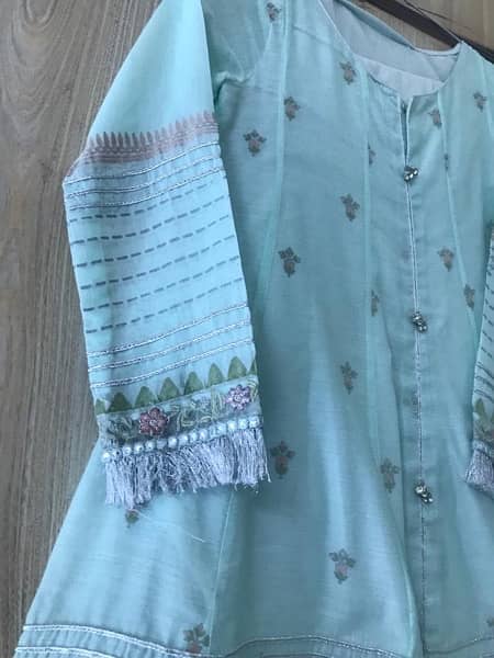 Maria. B lawn embroidered dress 2