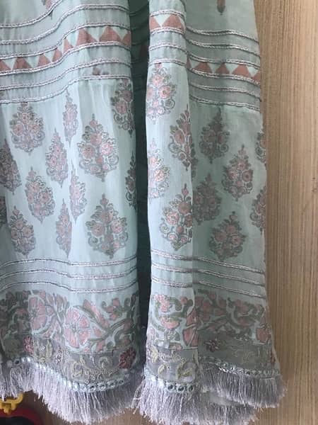 Maria. B lawn embroidered dress 3