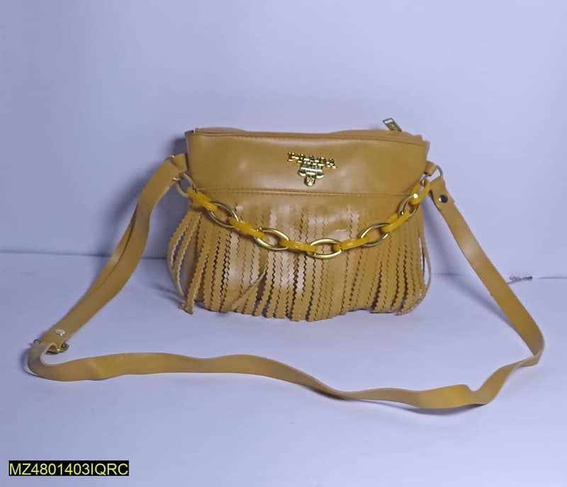 Women's Crossbody Bag (PU Leather, Rexine, Glitter Rexine) 4