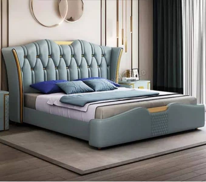 double bed set, sheesham wood bed set, king size bed set, complete set 13