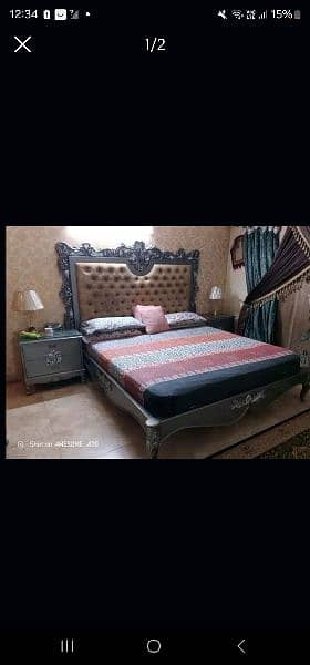 want to sale sheeshum wood bed set with mattress 1