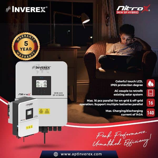 Inverex Nitrox 3KW – 24V Solar inverter (Single phase) 0