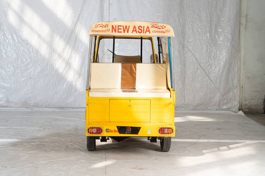 New asia 9 seater rickshaw 200cc engine 5