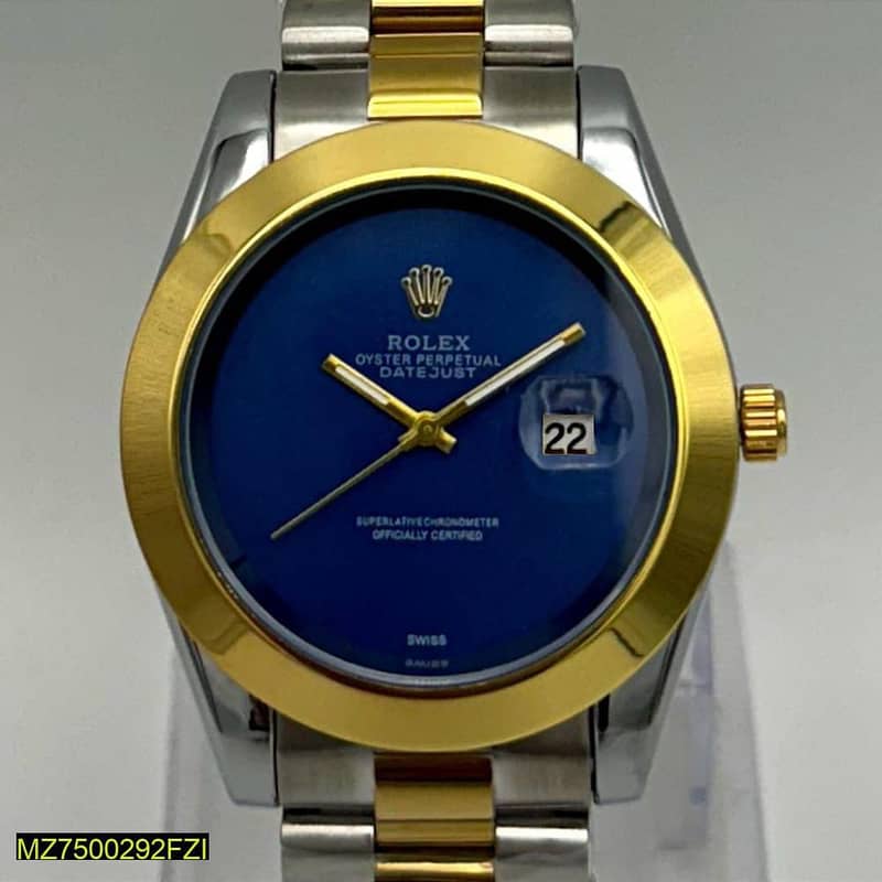 Rolex Stainless Steel Analog Wrist Watch 0