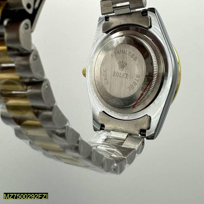 Rolex Stainless Steel Analog Wrist Watch 2