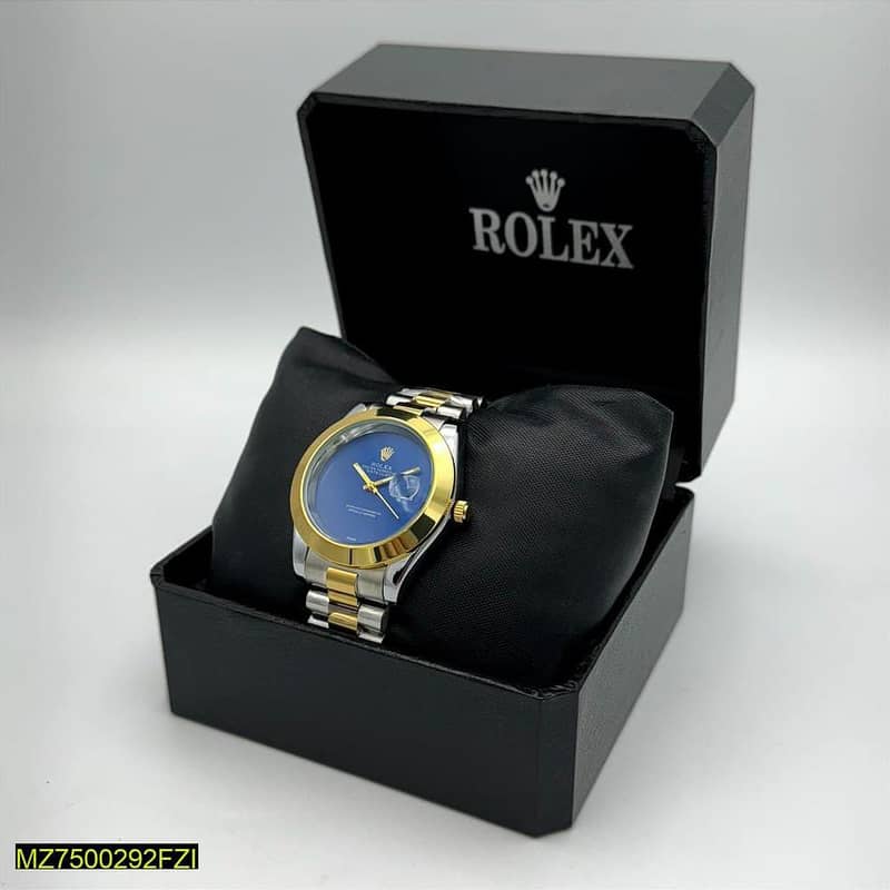 Rolex Stainless Steel Analog Wrist Watch 3