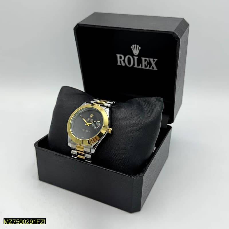 Rolex Stainless Steel Analog Wrist Watch 8