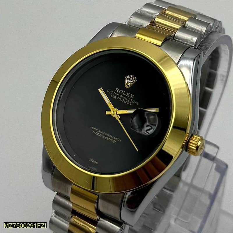 Rolex Stainless Steel Analog Wrist Watch 9