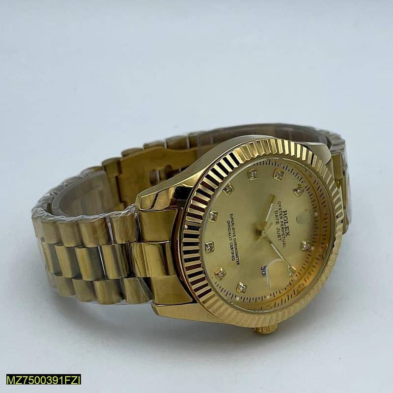 Rolex Stainless Steel Analog Wrist Watch 15