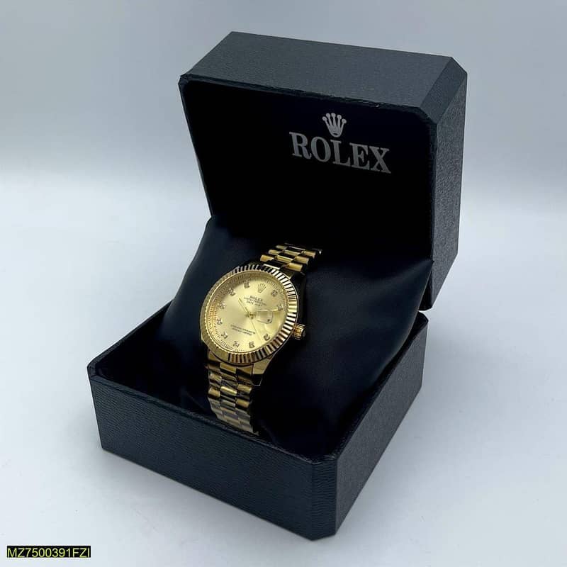 Rolex Stainless Steel Analog Wrist Watch 16