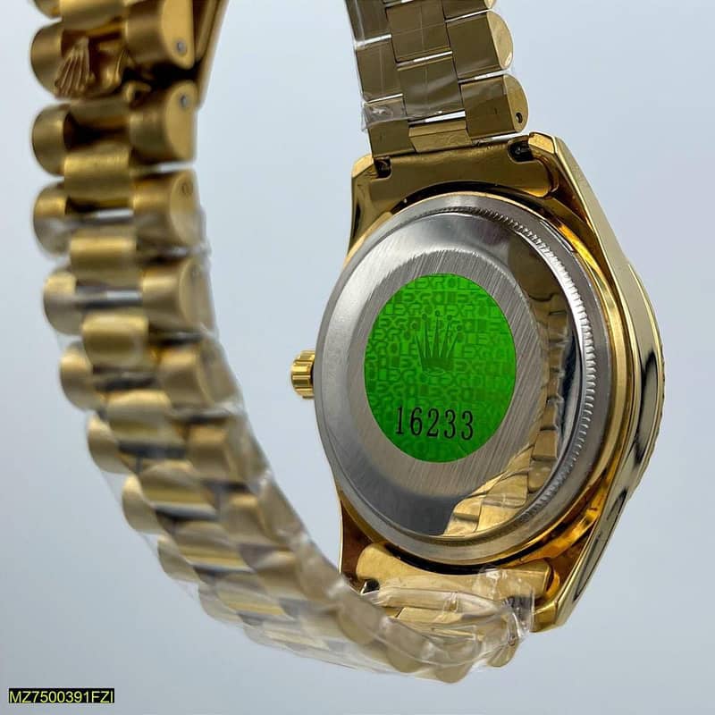 Rolex Stainless Steel Analog Wrist Watch 18