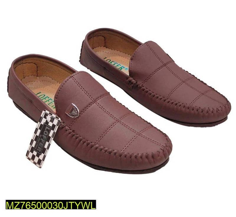 Men's Synthetic Leather Casul Loafers 1