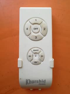 khursheed celling fan remote with wall mount bracket.