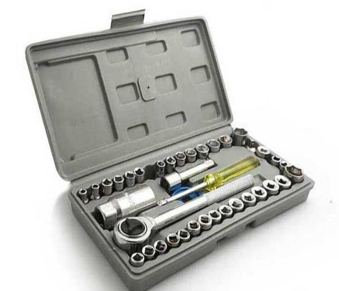 40 Pcs Wrench Vehicle Tool Kit (Free Delivery) 1