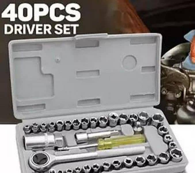 40 Pcs Wrench Vehicle Tool Kit (Free Delivery) 2