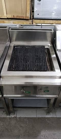 char coal grill// under counter chiller// hot plate// pizza oven 0