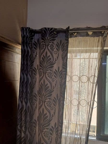 black and grey curtains 1