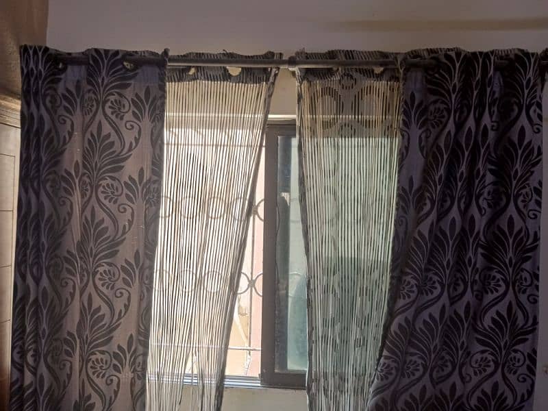 black and grey curtains 2