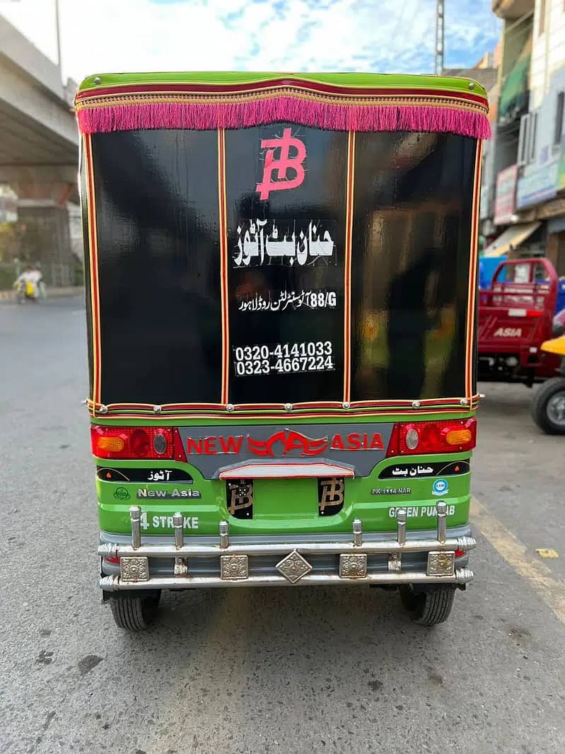 New asia double shak 6 seater auto rickshaw 8