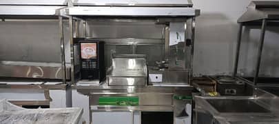 shawarma counter// bar bq counter// pizza oven// display chiller