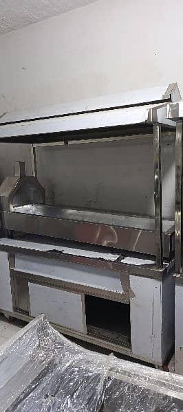 shawarma counter// bar bq counter// pizza oven// display chiller 1