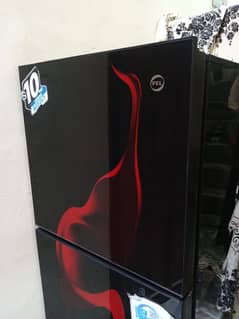 PEL Glass door refrigerator Almost new with warranty card model 2550