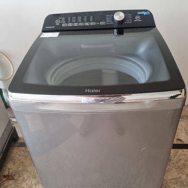Haier washing machine. New model.  very less used. like new 0