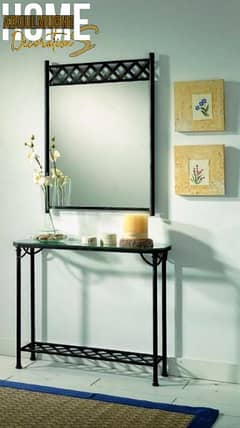 console table with mirror full set