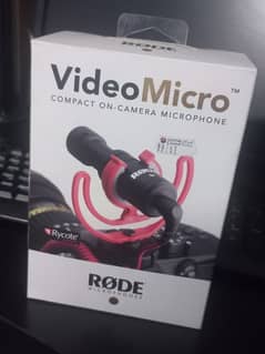 Rode VideoMicro Mic for Camera. Vlogging