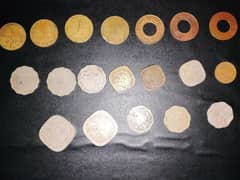 Old coins of Pakistan year Wise collection.