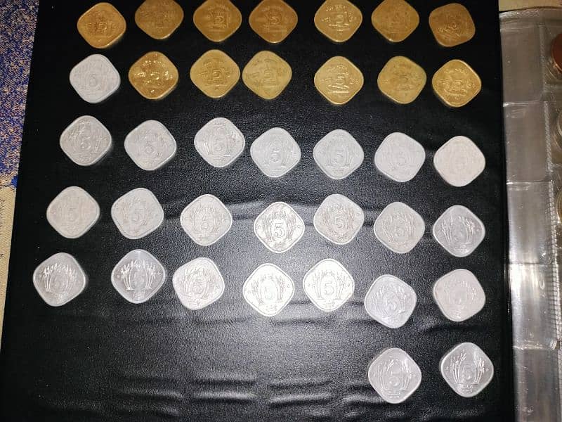 Old coins of Pakistan year Wise collection. 8