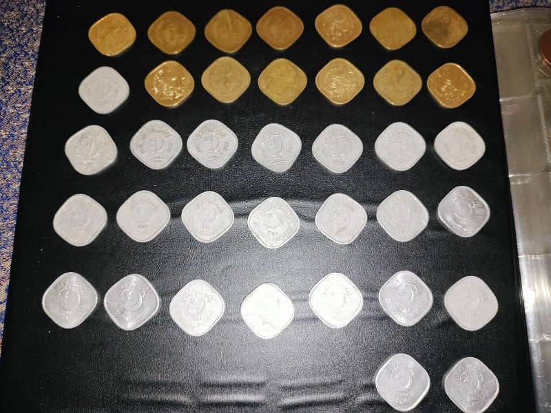 Old coins of Pakistan year Wise collection. 9
