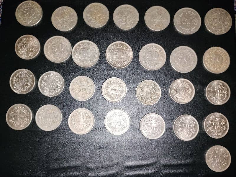 Old coins of Pakistan year Wise collection. 14