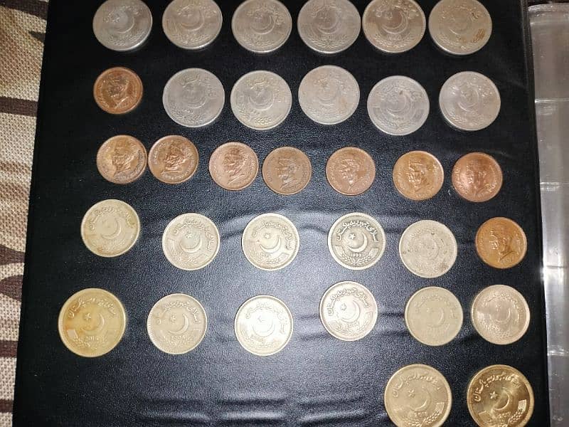 Old coins of Pakistan year Wise collection. 17