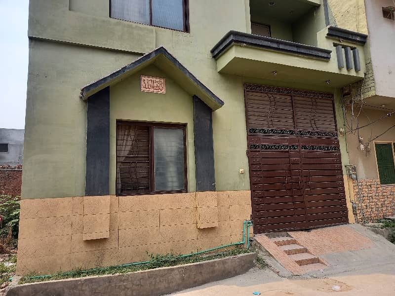 4.5 Marla Half Double Storey House For Sale In Afzaal Park Harbanspura Lahore 0