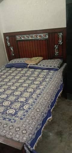 Queen size bed 6.5/5.5 for sale without mattress 0