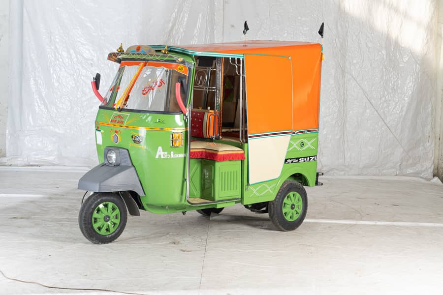 New asia double shok 6 seater auto rickshaw 9