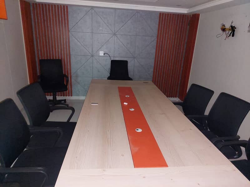 8 MARLA FURNISHED OFFICE FLOOR FULLY RENOVATED WITH BIGGEST ELEVATOR INSTALLED AVAILABLE FOR RENT IN DHA PHASE 3 14