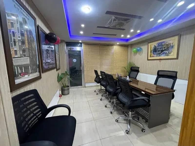 8 MARLA FURNISHED OFFICE AVAILABLE FOR RENT IN DHA PHASE 3 4