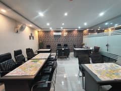 4 Marla Commercial office Fully Furnished 1st floor fully Renovate Front of parking available for Rent in DHA phase 4