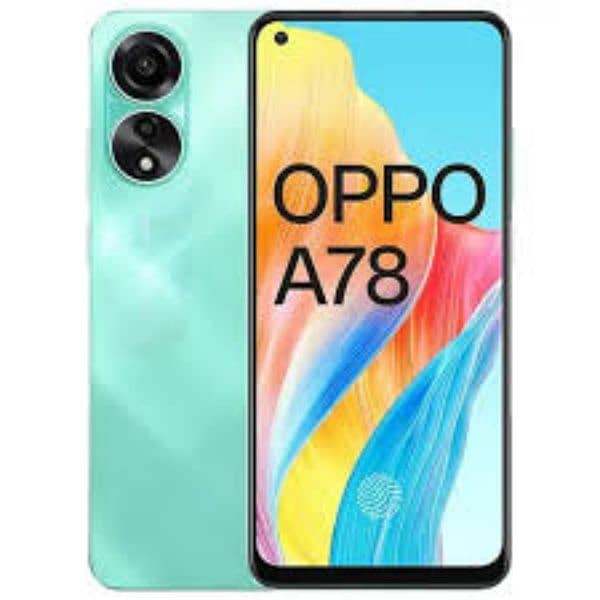 oppo a78 for sale in Good condition 0