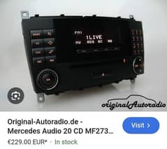 Mercedes CD player