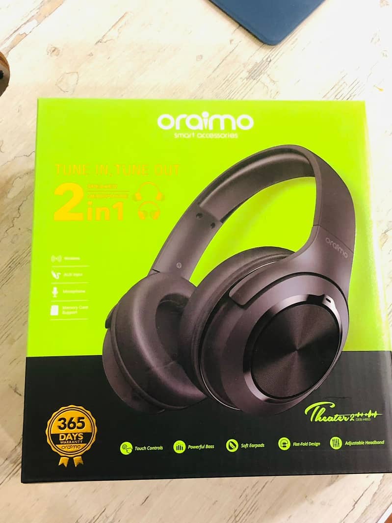 ORAIMO TUNE IN,TUNE OUT 2IN1 HEADPHONE H85D ( Free Delivery ) 2